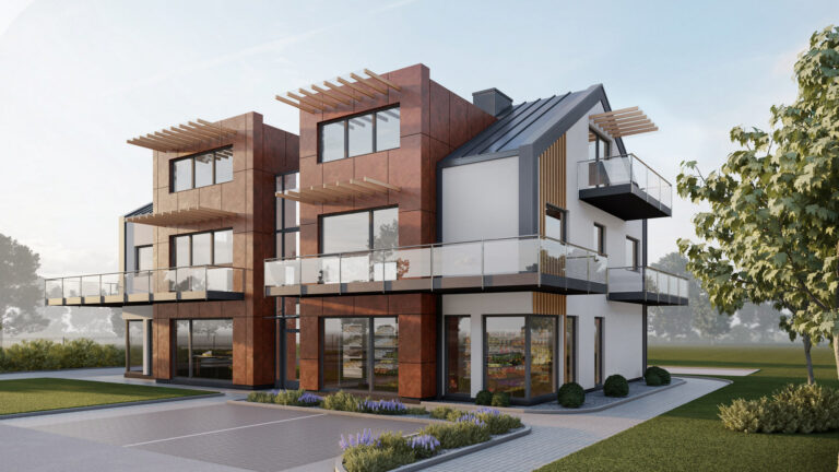 Budynek usługowo-mieszkalny w Bielsku-Białej